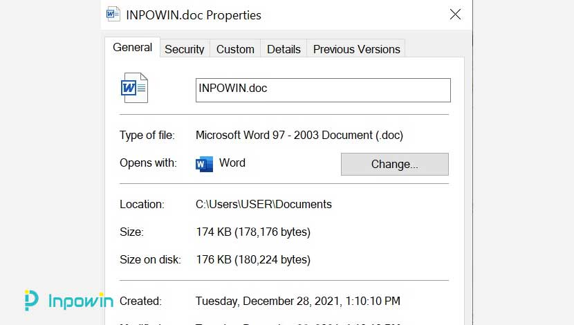Cara Melihat Properties File Dokumen Word Tanpa Membuka Microsoft Word