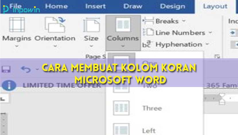 Cara Membuat Kolom Koran Microsoft Word