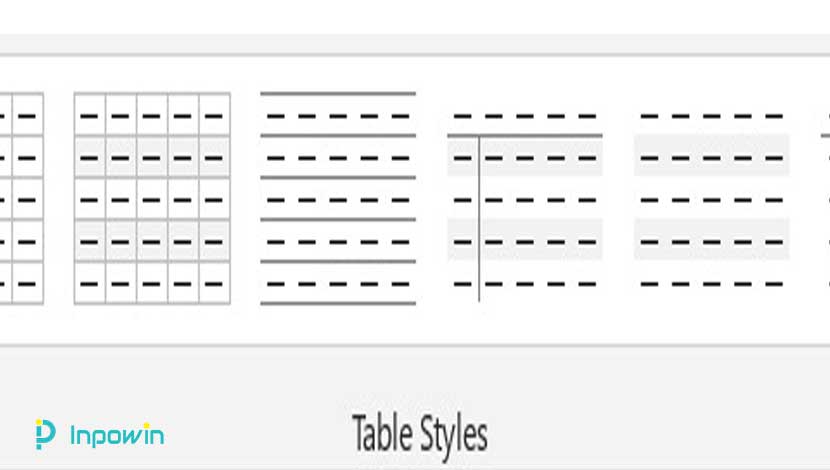 ara Mengubah atau Mengganti Warna Garis Table dengan Table Style
