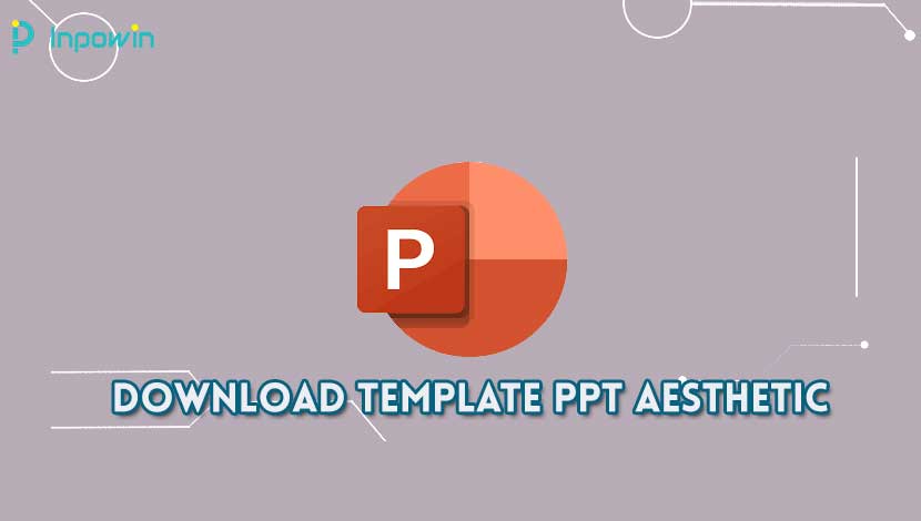 download template PPT aesthetic