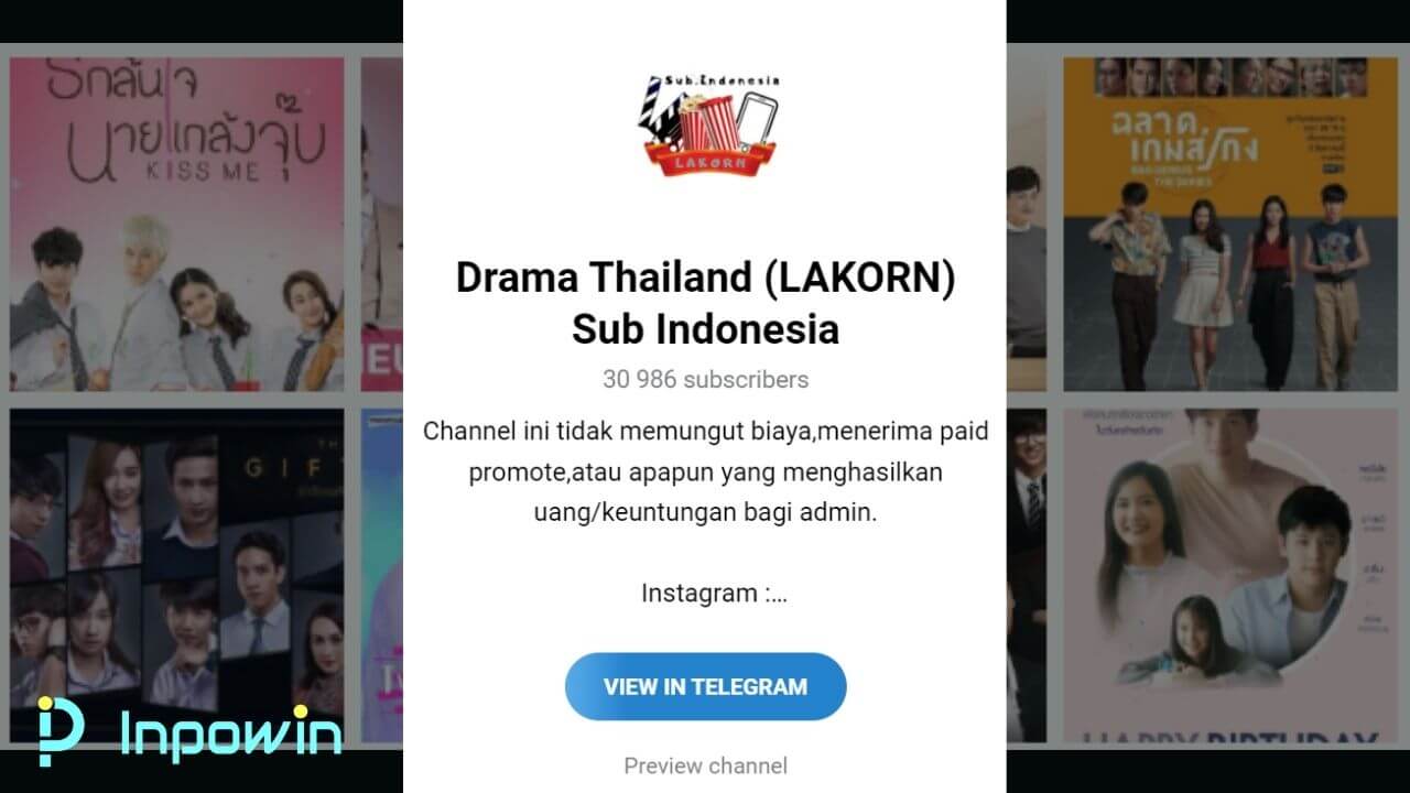 Link Grup Telegram Film Thailand Sub Indonesia