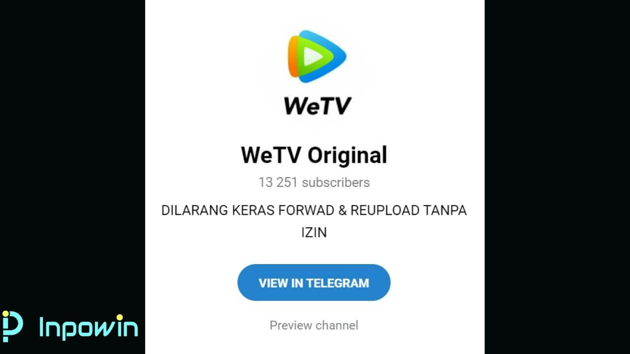 Link Grup Telegram film WeTV