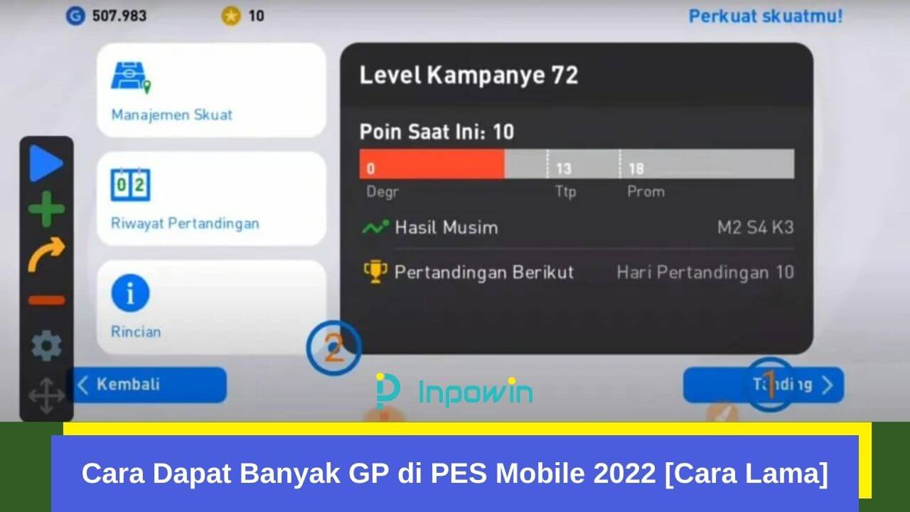 Cara Dapat Banyak GP di PES Mobile 2022 [Cara Lama]