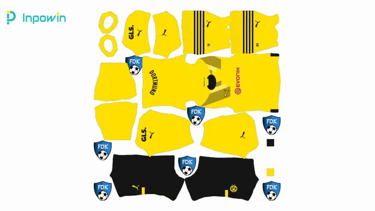 Kit DLS Borussia Dortmund Terbaru 2022/ 2023 Keren